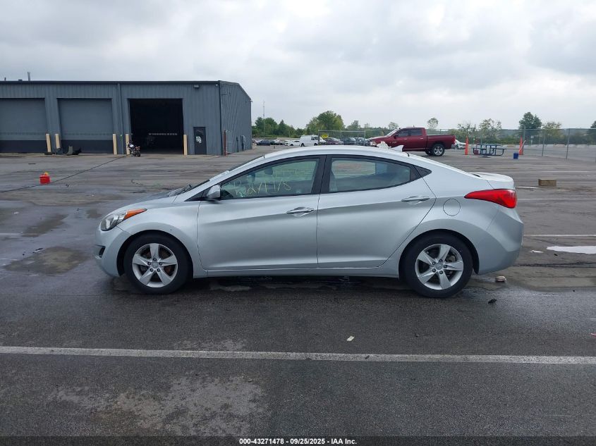 2013 Hyundai Elantra Gls VIN: 5NPDH4AE0DH316390 Lot: 43271478