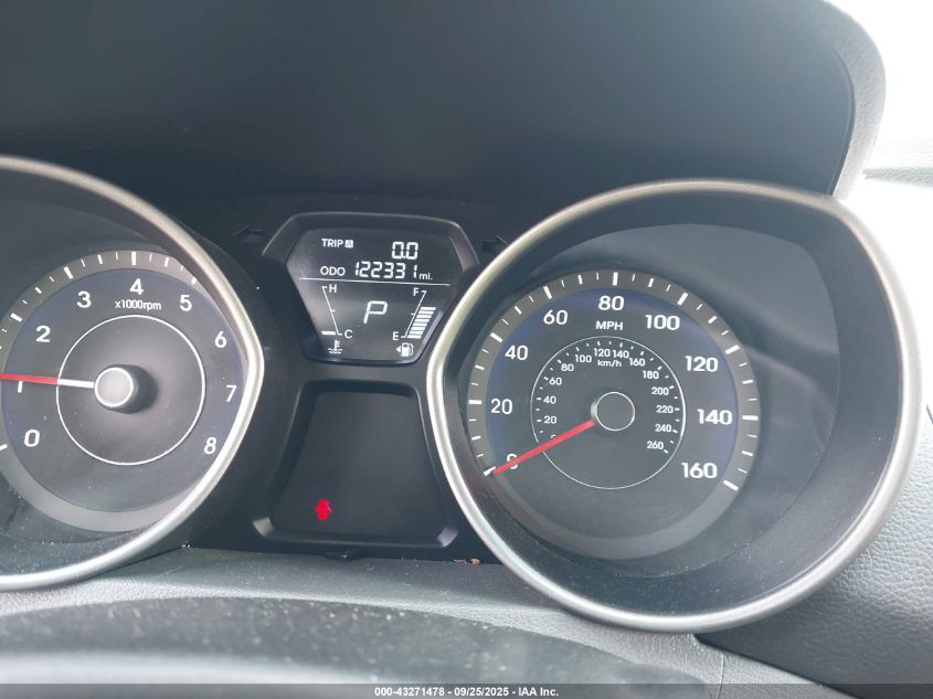 2013 Hyundai Elantra Gls VIN: 5NPDH4AE0DH316390 Lot: 43271478