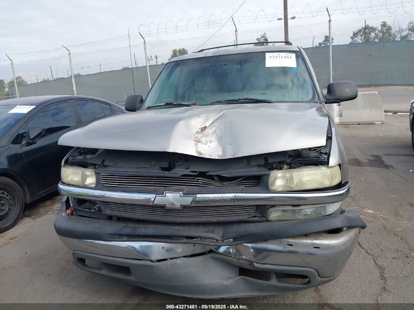 2002 Chevrolet Tahoe Ls VIN: 1GNEC13T42R140227 Lot: 43271481