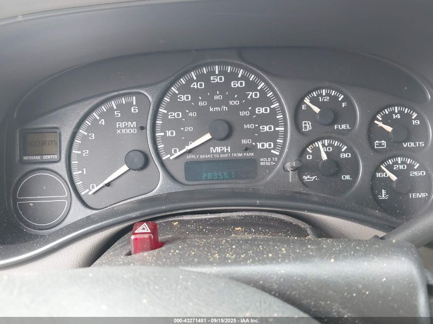 2002 Chevrolet Tahoe Ls VIN: 1GNEC13T42R140227 Lot: 43271481