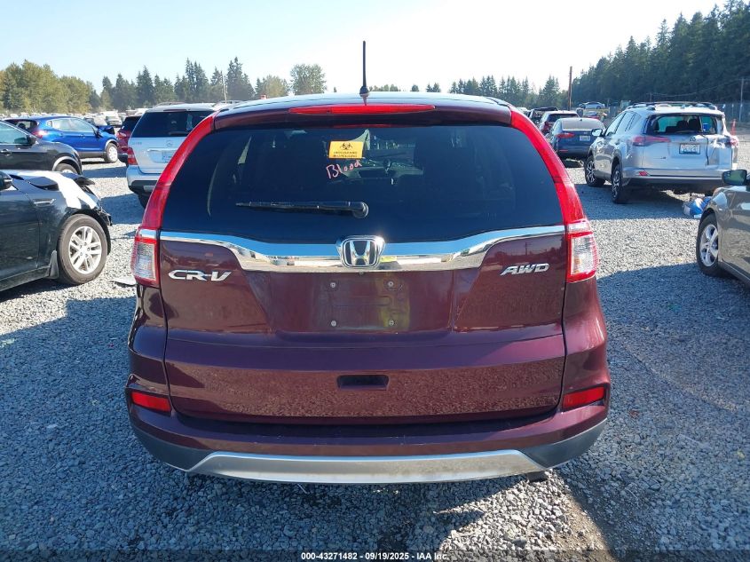 2016 Honda Cr-V Ex VIN: 2HKRM4H57GH721609 Lot: 43271482