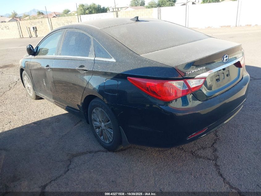 2013 Hyundai Sonata Gls VIN: 5NPEB4AC8DH661283 Lot: 43271538