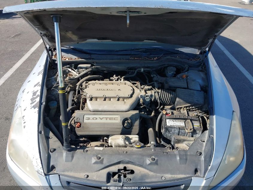 2004 Honda Accord 3.0 Lx VIN: 1HGCM66304A059833 Lot: 43271614