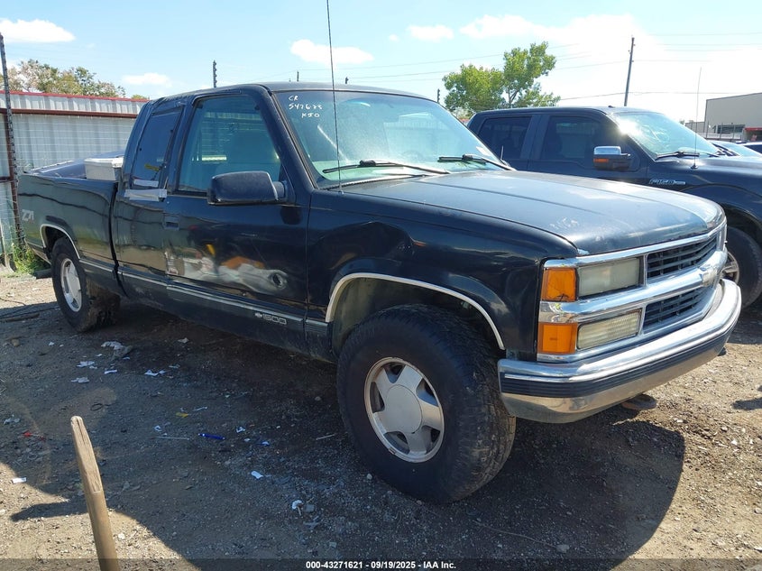 1998 Chevrolet K1500 Fleetside black truck gasoline 2GCEK19R2W1202178 photo #1