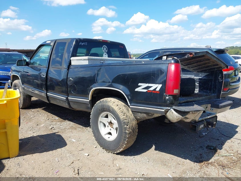 1998 Chevrolet K1500 Fleetside black truck gasoline 2GCEK19R2W1202178 photo #4