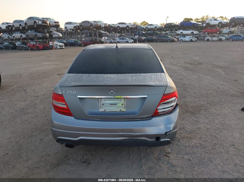 2013 Mercedes-Benz C 250 Sport VIN: WDDGF4HB6DR269993 Lot: 43271661