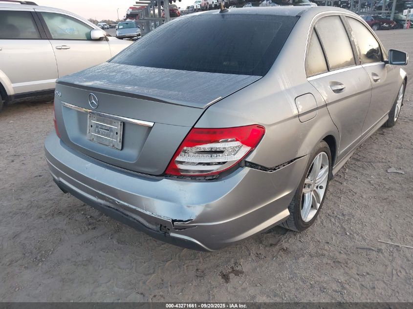 2013 Mercedes-Benz C 250 Sport VIN: WDDGF4HB6DR269993 Lot: 43271661