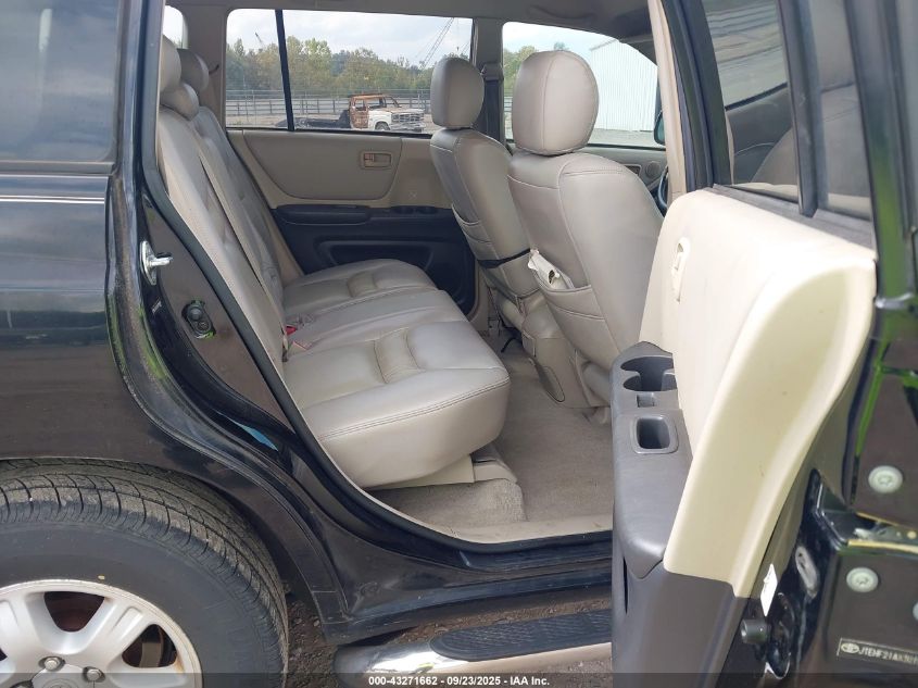 2003 Toyota Highlander V6 VIN: JTEHF21AX30155952 Lot: 43271662