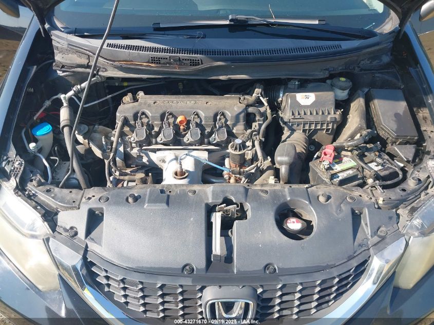 2013 Honda Civic Lx VIN: 19XFB2F54DE018100 Lot: 43271670