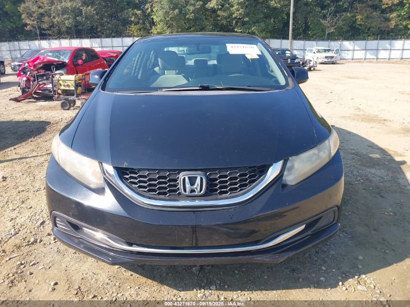 2013 Honda Civic Lx VIN: 19XFB2F54DE018100 Lot: 43271670