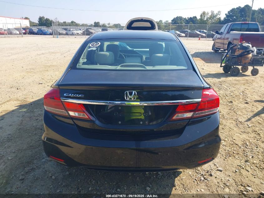 2013 Honda Civic Lx VIN: 19XFB2F54DE018100 Lot: 43271670