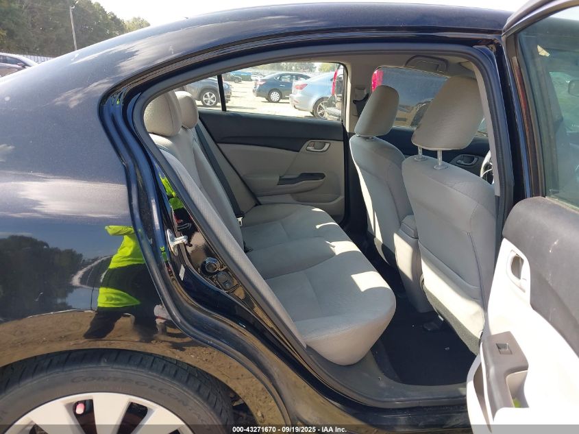 2013 Honda Civic Lx VIN: 19XFB2F54DE018100 Lot: 43271670