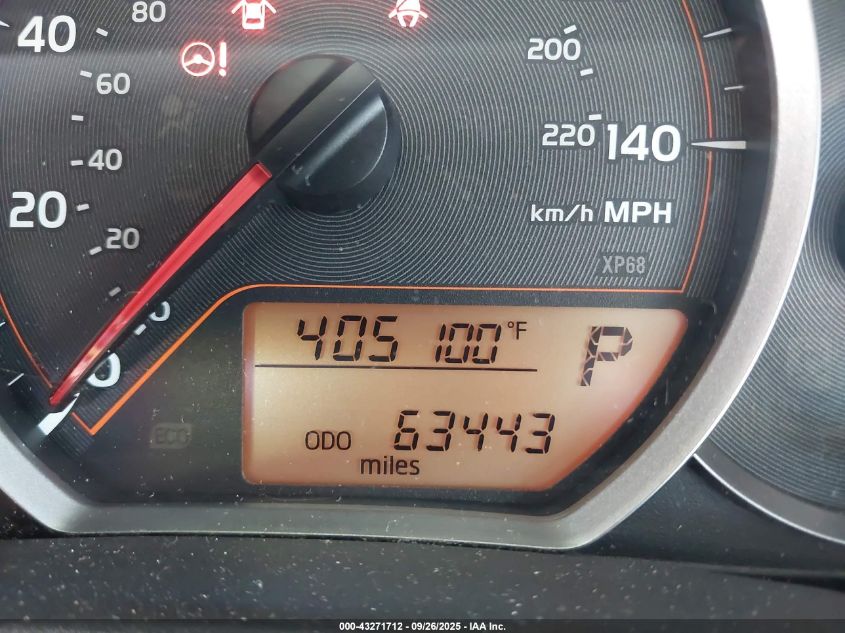 2014 Toyota Yaris L (Tmc/Cbu Plant)/Le (Tmc/Cbu Plant)/Se (Tmc/Cbu Plant) VIN: JTDKTUD31ED593170 Lot: 43271712