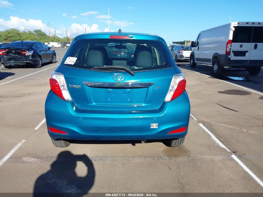 2014 Toyota Yaris L (Tmc/Cbu Plant)/Le (Tmc/Cbu Plant)/Se (Tmc/Cbu Plant) VIN: JTDKTUD31ED593170 Lot: 43271712