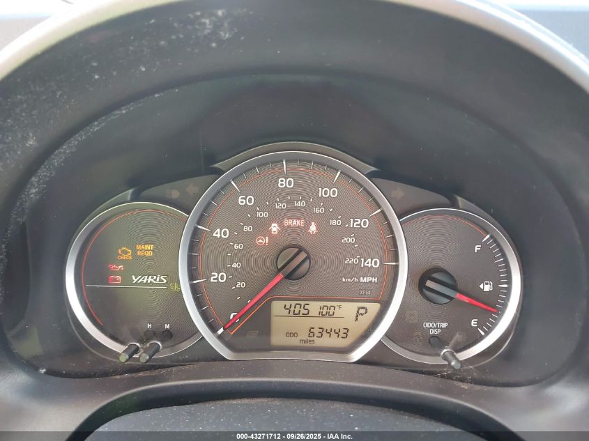 2014 Toyota Yaris L (Tmc/Cbu Plant)/Le (Tmc/Cbu Plant)/Se (Tmc/Cbu Plant) VIN: JTDKTUD31ED593170 Lot: 43271712