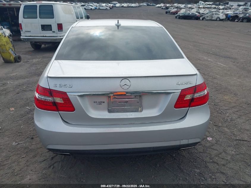 2013 Mercedes-Benz E 350 4Matic VIN: WDDHF8JB9DA662455 Lot: 43271729