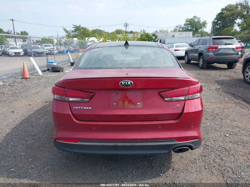 2018 Kia Optima S VIN: 5XXGT4L3XJG215906 Lot: 43271767
