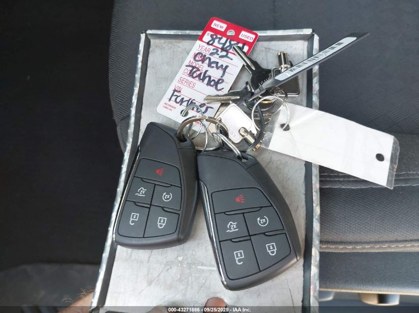 2022 Chevrolet Tahoe 2Wd Ls VIN: 1GNSCMKD3NR299436 Lot: 43271886