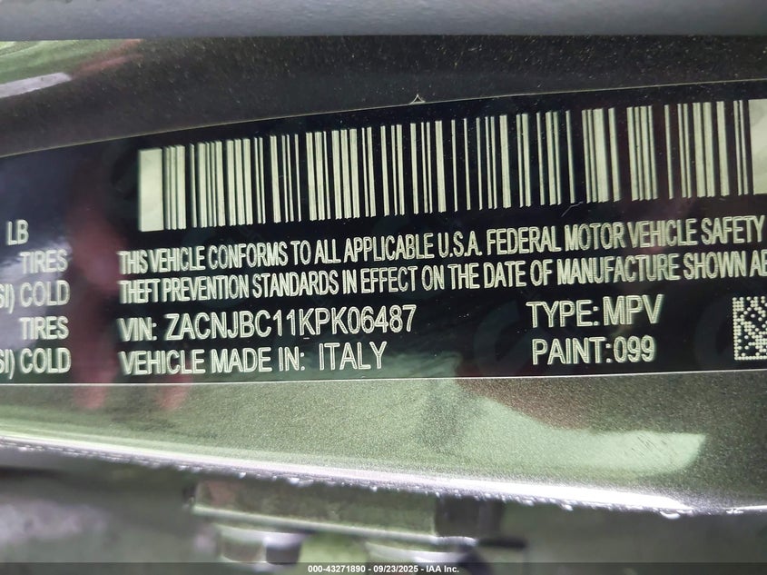 2019 JEEP RENEGADE TRAILHAWK 4X4 - ZACNJBC11KPK06487