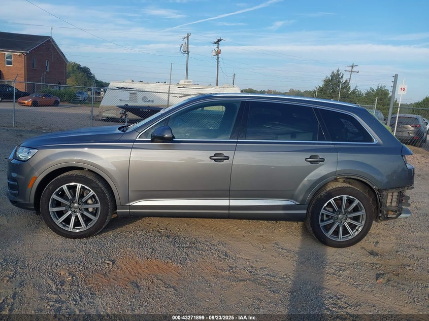 2018 Audi Q7 3.0 3.0t Premium Grey Lot 111043271899 Vin WA1LAAF71JD016572