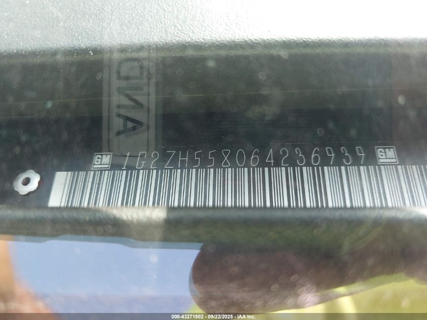 2006 Pontiac G6 Gt VIN: 1G2ZH558064236939 Lot: 43271902