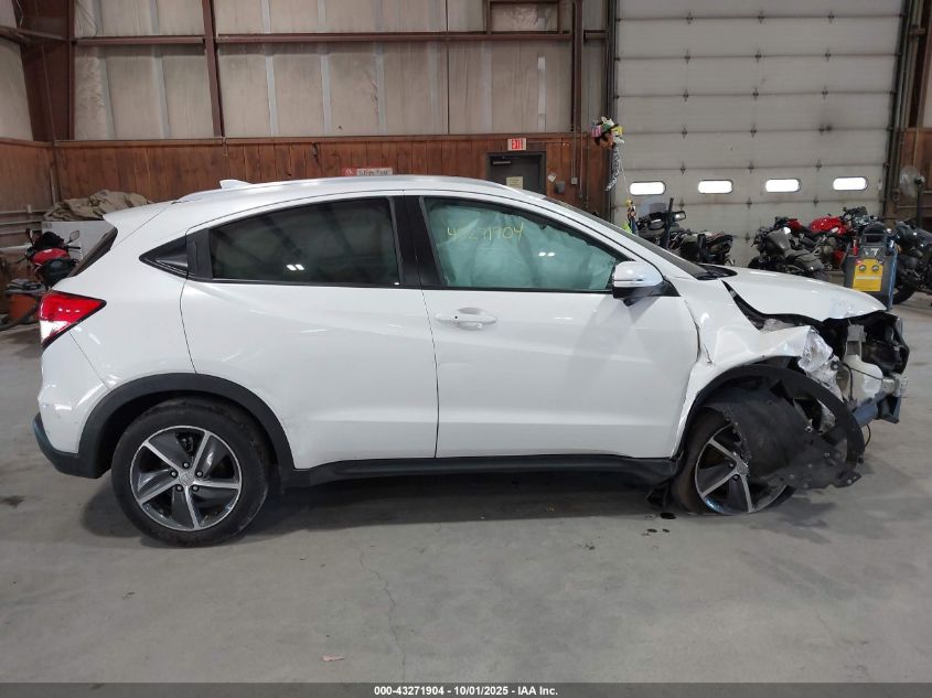 2022 Honda Hr-V Awd Ex-L VIN: 3CZRU6H70NM726083 Lot: 43271904