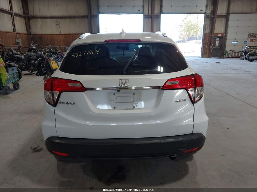 2022 Honda Hr-V Awd Ex-L VIN: 3CZRU6H70NM726083 Lot: 43271904