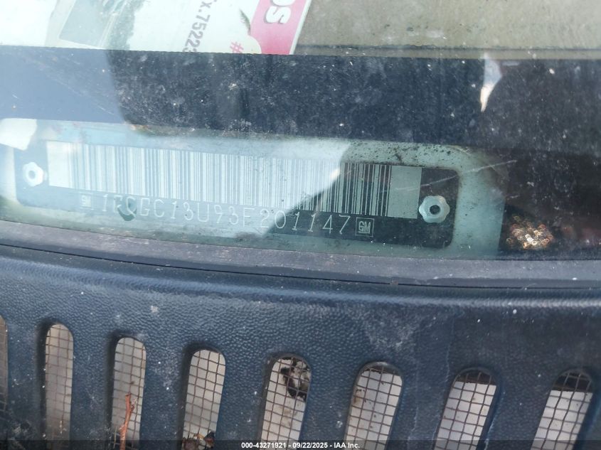 2003 Chevrolet Silverado 1500Hd Ls VIN: 1GCGC13U93F201147 Lot: 43271921