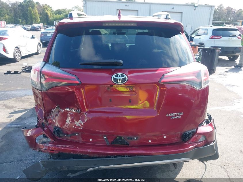 2018 Toyota Rav4 Limited VIN: JTMDFREV4JD242065 Lot: 43271922