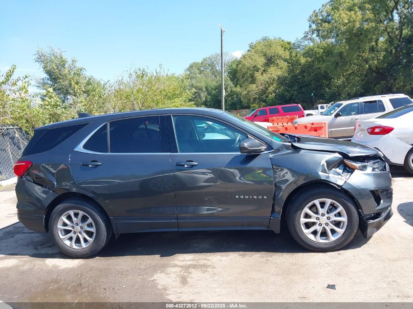 2020 Chevrolet Equinox Fwd Lt 1.5L Turbo VIN: 3GNAXKEV1LL190664 Lot: 43272012