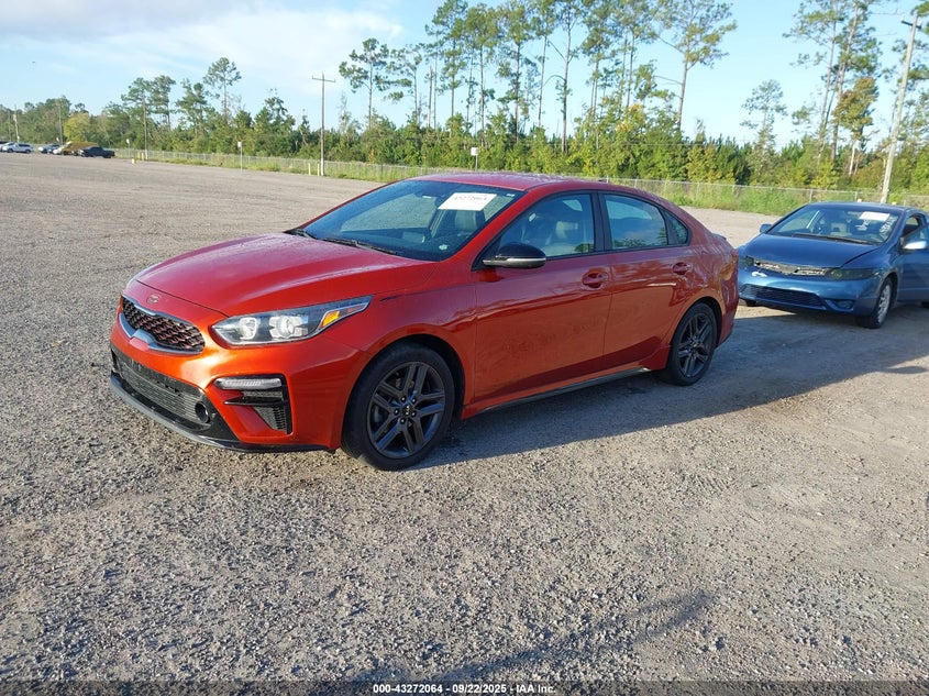 2020 Kia Forte 2.0 Gt-Line Red Lot 111043272064 Vin 3KPF34AD5LE154208