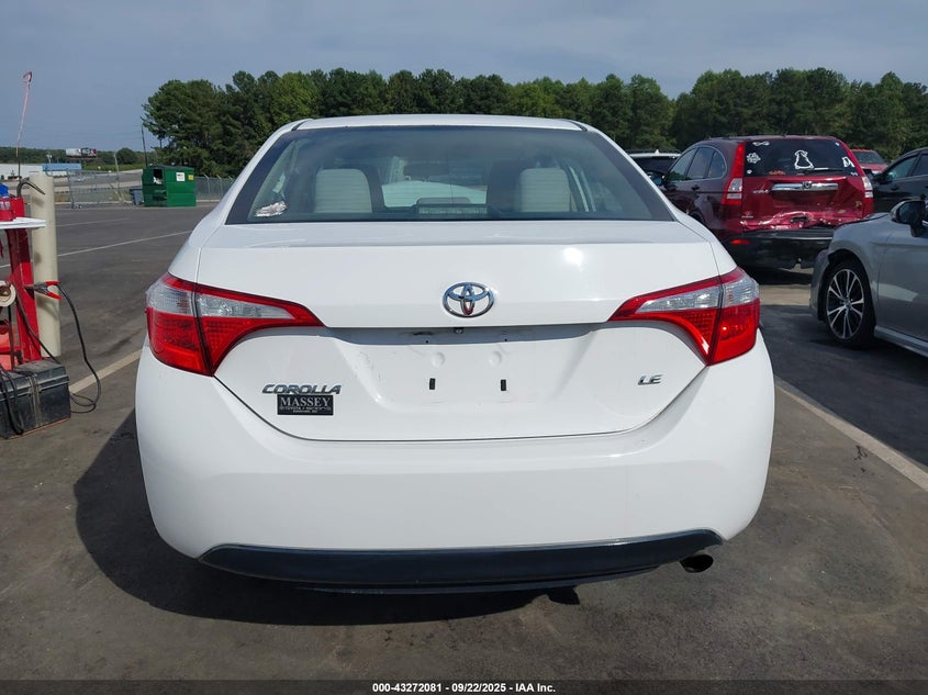 2015 Toyota Corolla Le VIN: 2T1BURHE7FC304264 Lot: 43272081
