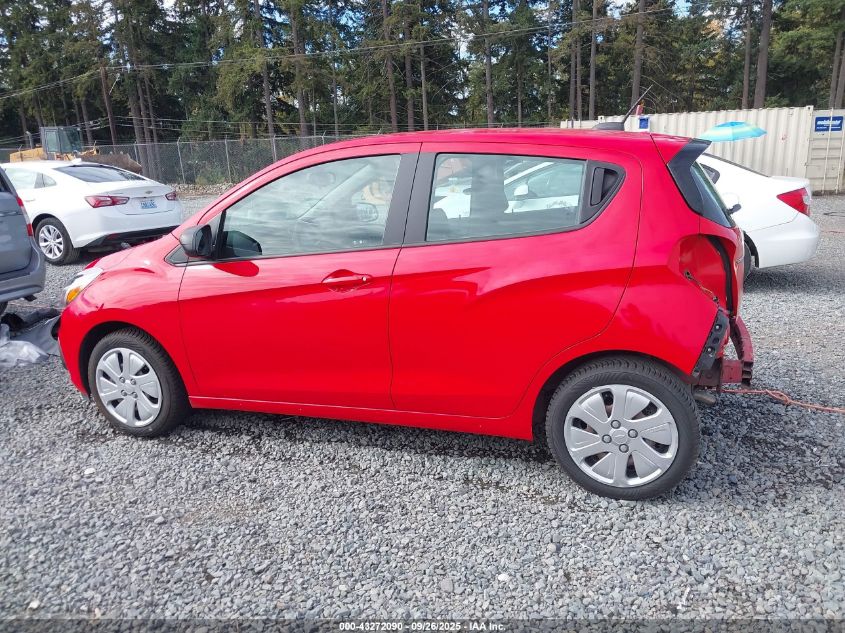 2016 Chevrolet Spark Ls Manual VIN: KL8CA6SA1GC622661 Lot: 43272090