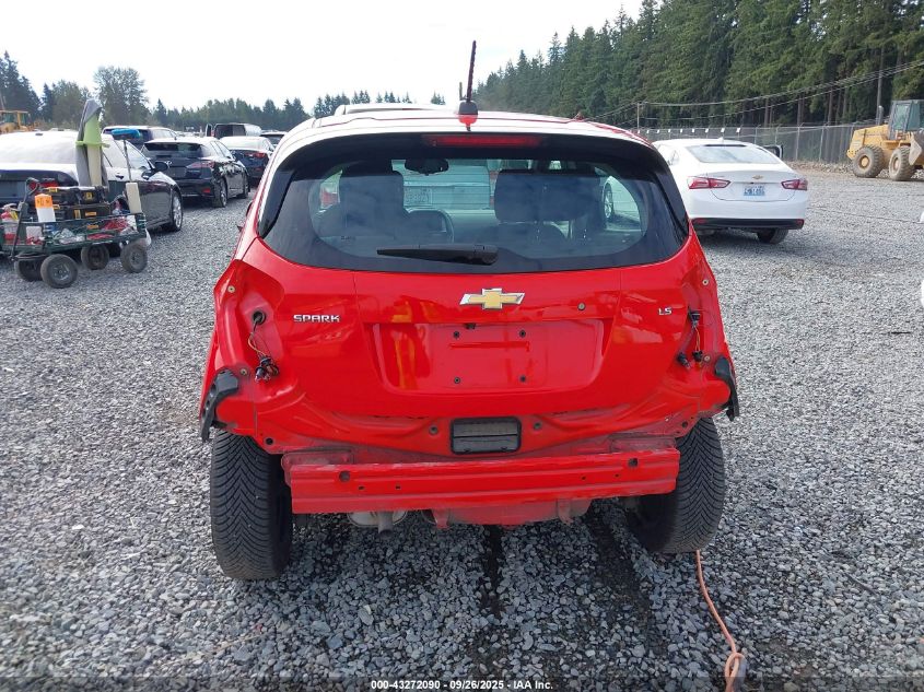 2016 Chevrolet Spark Ls Manual VIN: KL8CA6SA1GC622661 Lot: 43272090