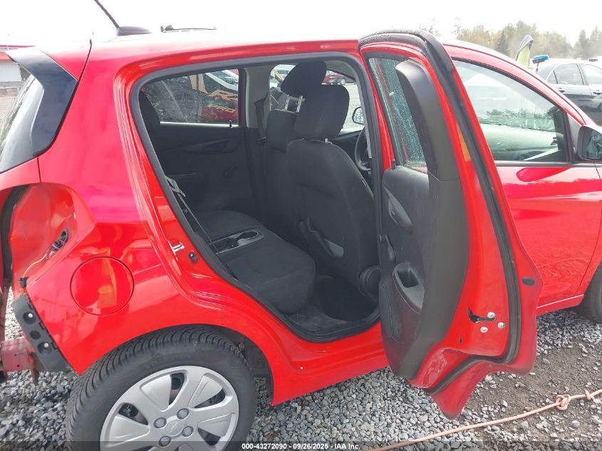 2016 Chevrolet Spark Ls Manual VIN: KL8CA6SA1GC622661 Lot: 43272090