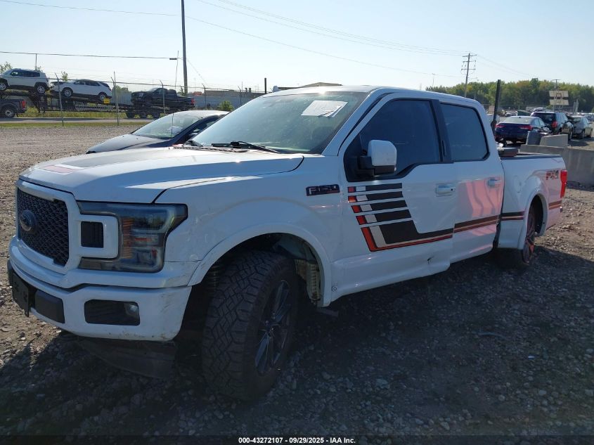 2018 Ford F-150 Lariat VIN: 1FTEW1E50JFB53636 Lot: 43272107