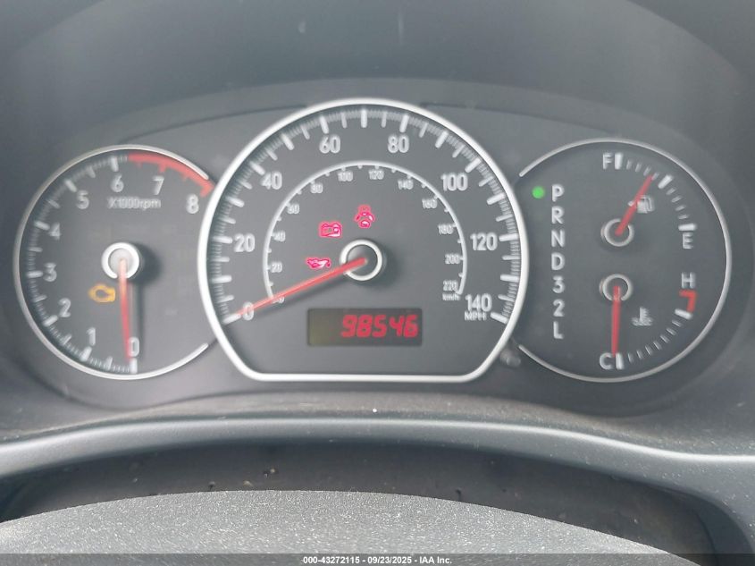 2008 Suzuki Sx4 Convenience/Touring VIN: JS2YB413685104395 Lot: 43272115