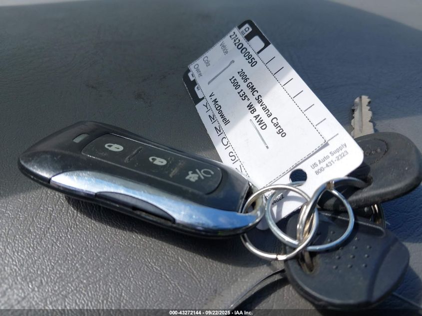 2006 GMC Savana Upfitter VIN: 1GDFG15T461159794 Lot: 43272144