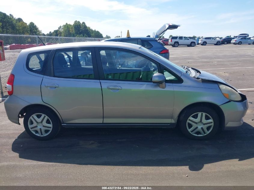 2007 Honda Fit VIN: JHMGD37467S054090 Lot: 43272154
