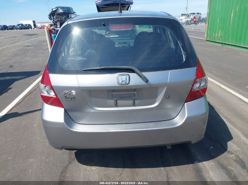 2007 Honda Fit VIN: JHMGD37467S054090 Lot: 43272154