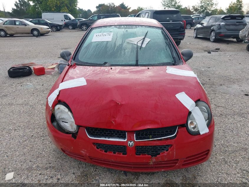 2005 Dodge Neon Sxt VIN: 1B3ES56C25D137103 Lot: 43272179