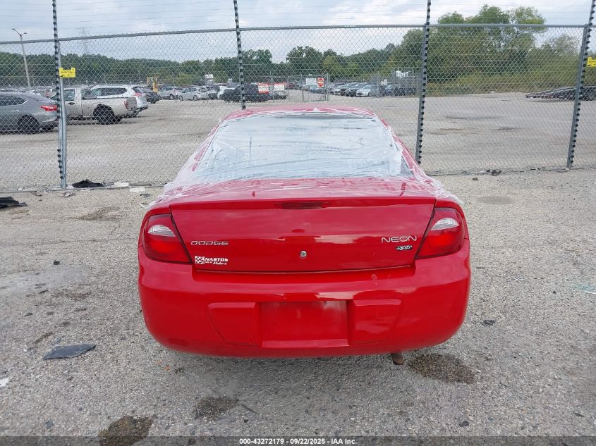 2005 Dodge Neon Sxt VIN: 1B3ES56C25D137103 Lot: 43272179