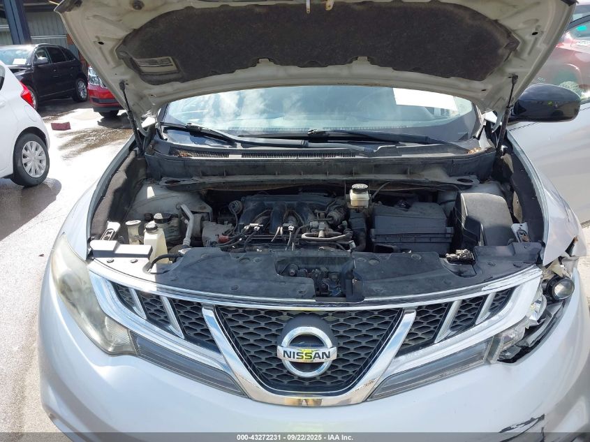 2012 Nissan Murano Sv VIN: JN8AZ1MW6CW208601 Lot: 43272231