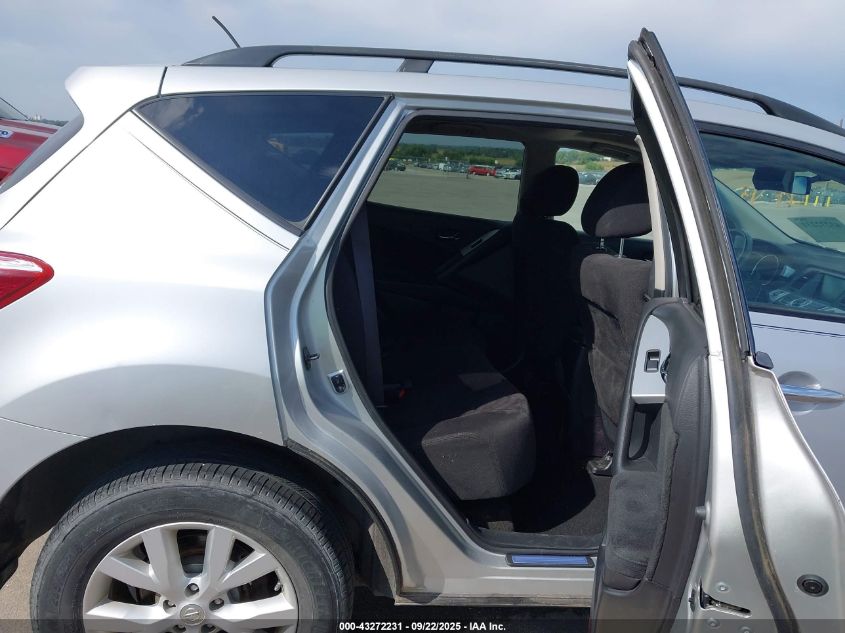 2012 Nissan Murano Sv VIN: JN8AZ1MW6CW208601 Lot: 43272231