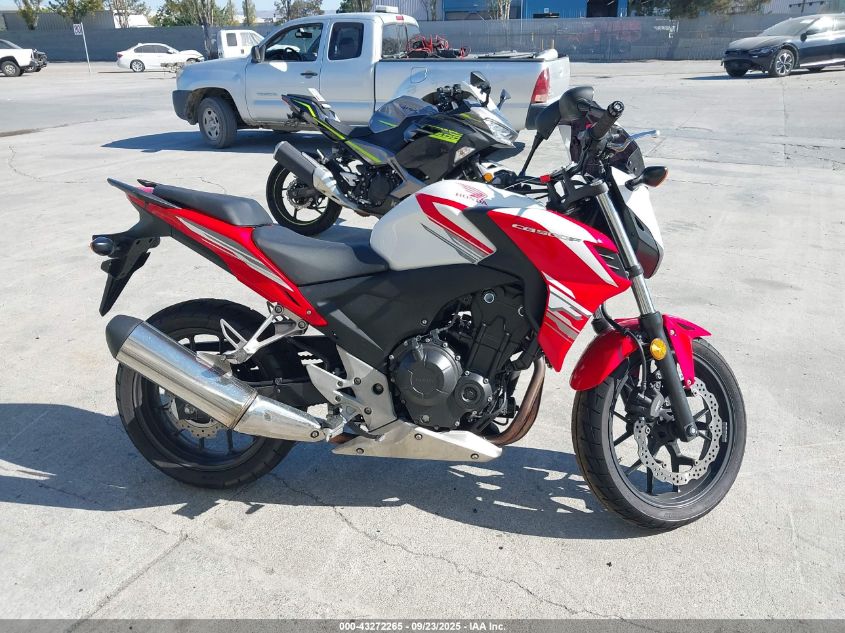 2015 Honda Cb500 F VIN: MLHPC451XF5200052 Lot: 43272265