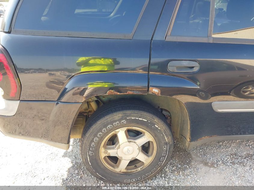 2002 Chevrolet Trailblazer Lt VIN: 1GNDT13S022146750 Lot: 43272268