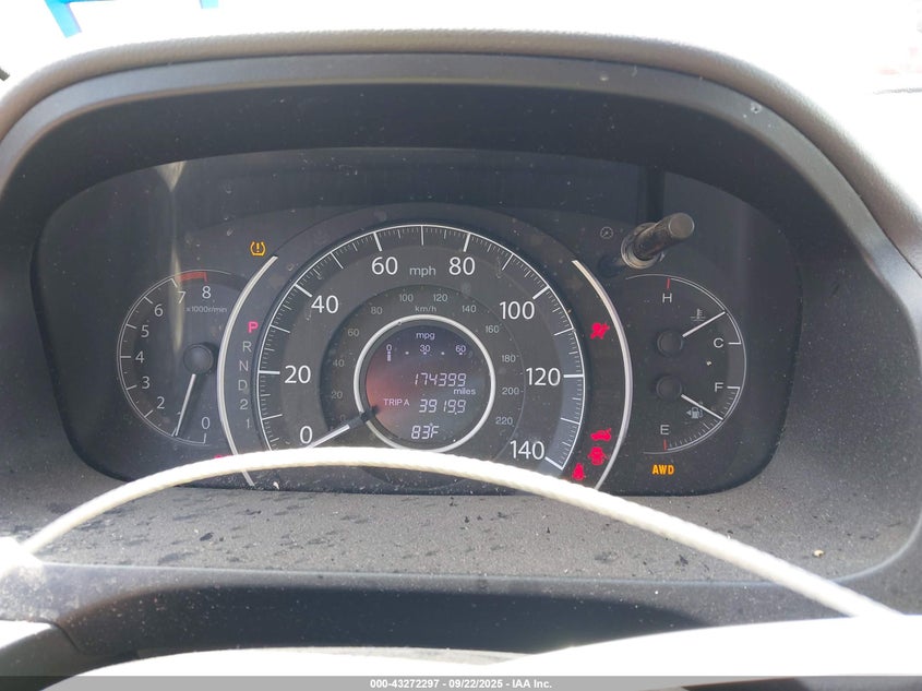 2013 HONDA CR-V EX-L - 5J6RM4H75DL076428