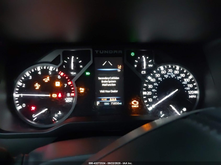 2022 TOYOTA TUNDRA LIMITED - 5TFJA5AB7NX010084