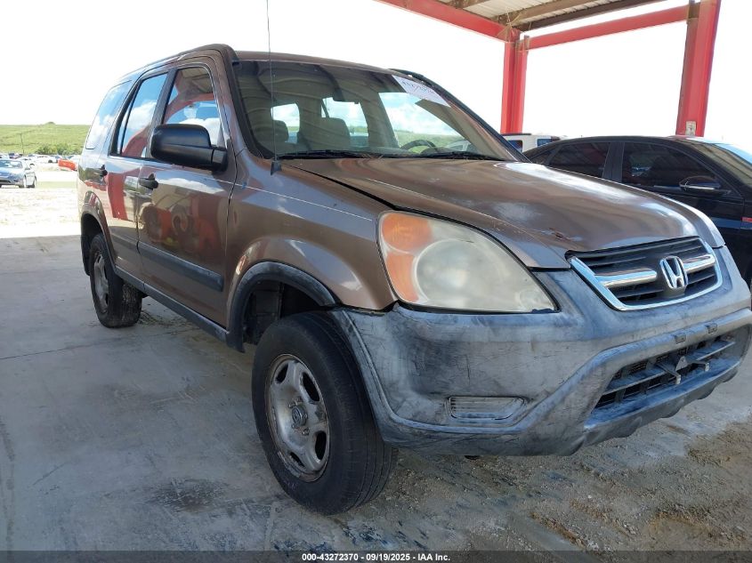 2002 Honda Cr-V Lx VIN: JHLRD68452C005446 Lot: 43272370