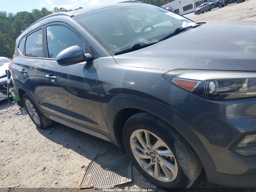 2018 Hyundai Tucson Sel VIN: KM8J33A41JU694511 Lot: 43272396